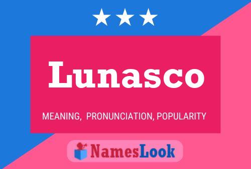 ملصق اسم Lunasco