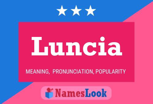 ملصق اسم Luncia