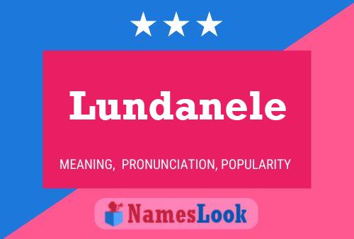 ملصق اسم Lundanele