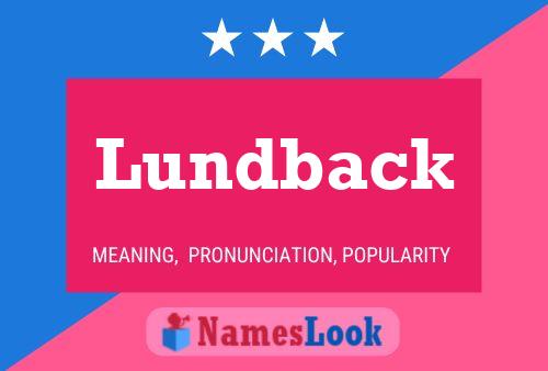 ملصق اسم Lundback