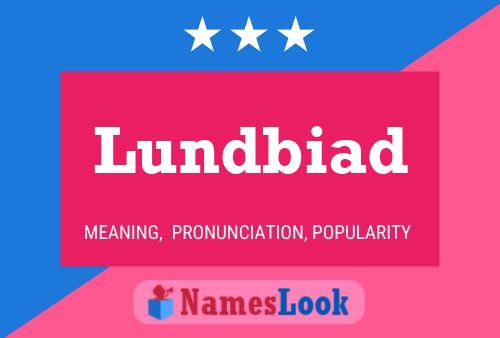 ملصق اسم Lundbiad