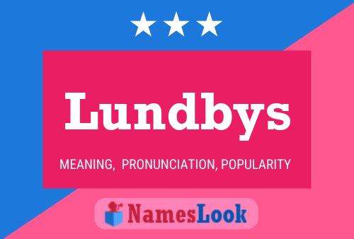 ملصق اسم Lundbys