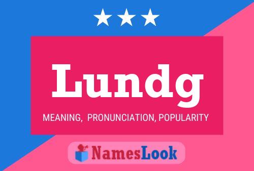 ملصق اسم Lundg