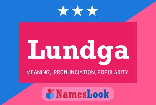 ملصق اسم Lundga