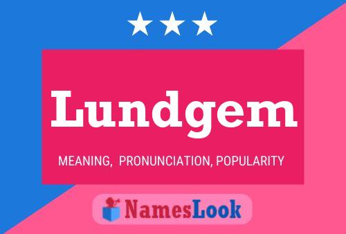 ملصق اسم Lundgem