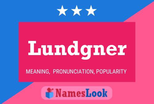 ملصق اسم Lundgner