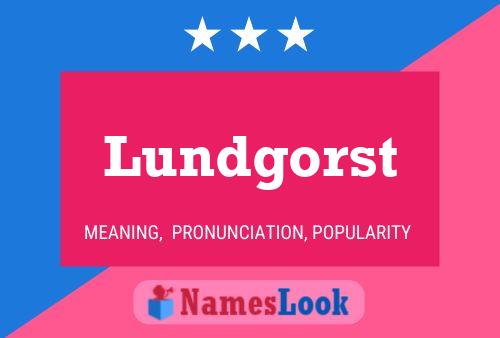 ملصق اسم Lundgorst