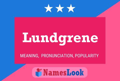 ملصق اسم Lundgrene