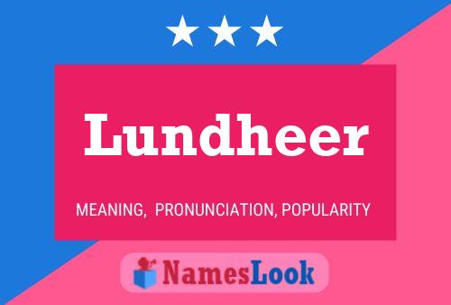 ملصق اسم Lundheer