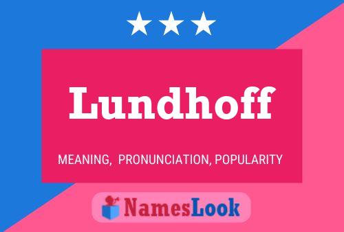 ملصق اسم Lundhoff