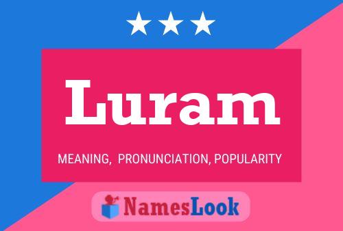 ملصق اسم Luram