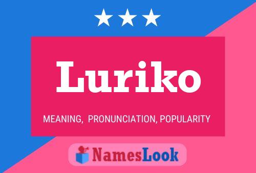 ملصق اسم Luriko