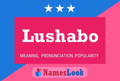 ملصق اسم Lushabo