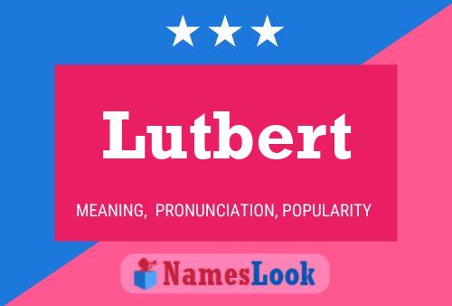 ملصق اسم Lutbert