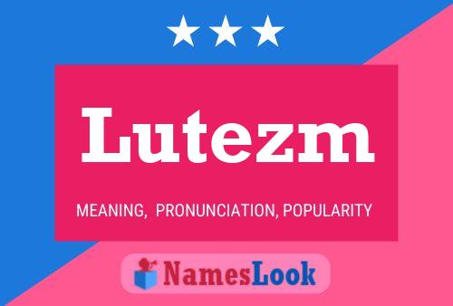 ملصق اسم Lutezm