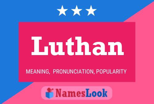 ملصق اسم Luthan