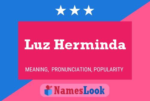 ملصق اسم Luz Herminda