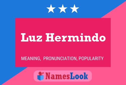 ملصق اسم Luz Hermindo