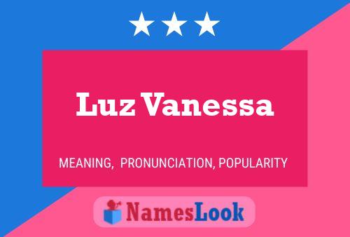 ملصق اسم Luz Vanessa