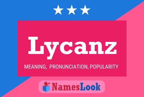 ملصق اسم Lycanz