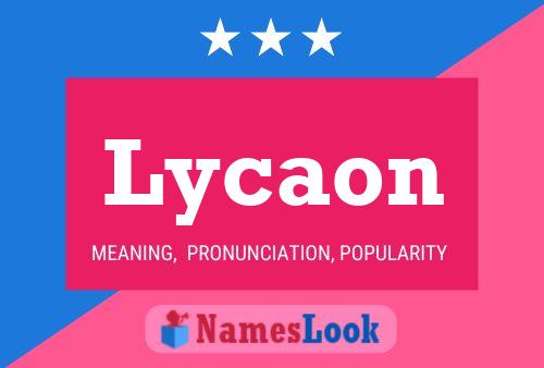 ملصق اسم Lycaon