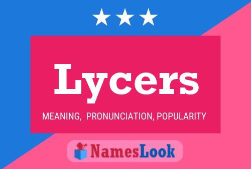 ملصق اسم Lycers