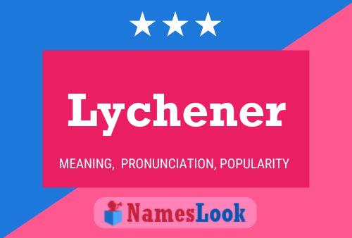 ملصق اسم Lychener