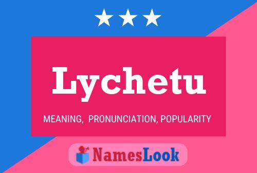 ملصق اسم Lychetu