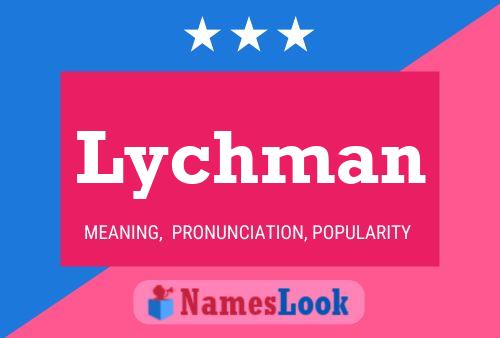 ملصق اسم Lychman