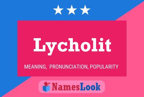 ملصق اسم Lycholit