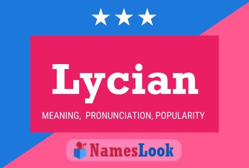 ملصق اسم Lycian