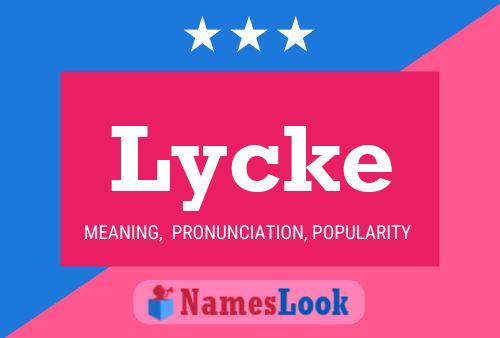 ملصق اسم Lycke