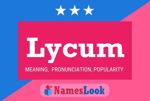 ملصق اسم Lycum