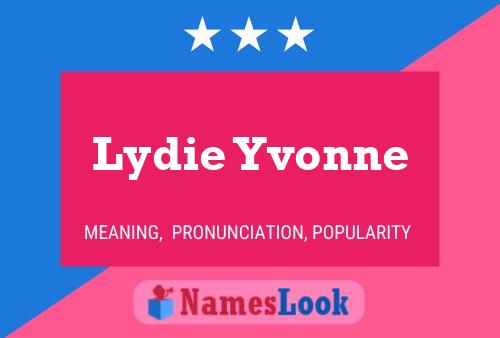 ملصق اسم Lydie Yvonne