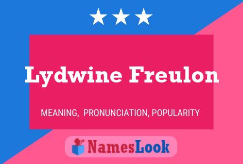 ملصق اسم Lydwine Freulon