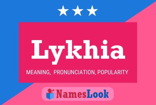 ملصق اسم Lykhia