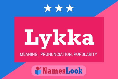 ملصق اسم Lykka