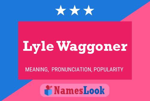 ملصق اسم Lyle Waggoner