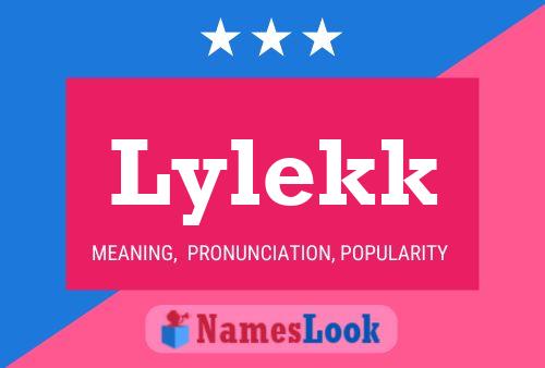 ملصق اسم Lylekk