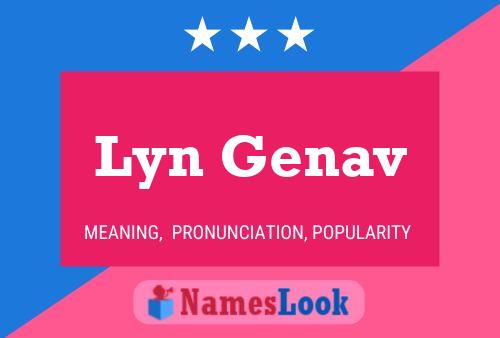 ملصق اسم Lyn Genav