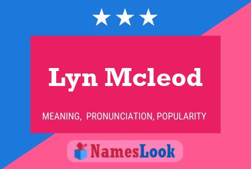 ملصق اسم Lyn Mcleod