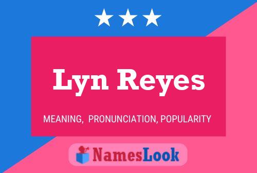 ملصق اسم Lyn Reyes