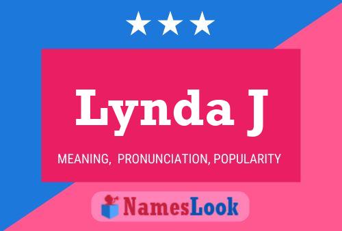 ملصق اسم Lynda J