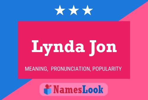 ملصق اسم Lynda Jon