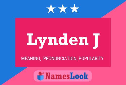 ملصق اسم Lynden J