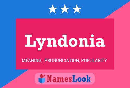 ملصق اسم Lyndonia