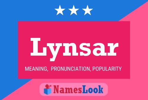 ملصق اسم Lynsar