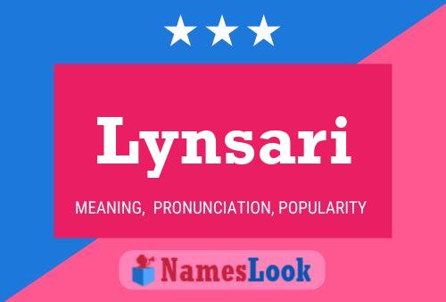 ملصق اسم Lynsari