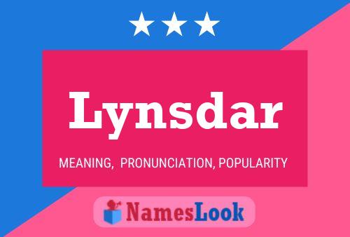 ملصق اسم Lynsdar