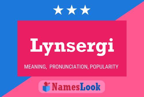 ملصق اسم Lynsergi